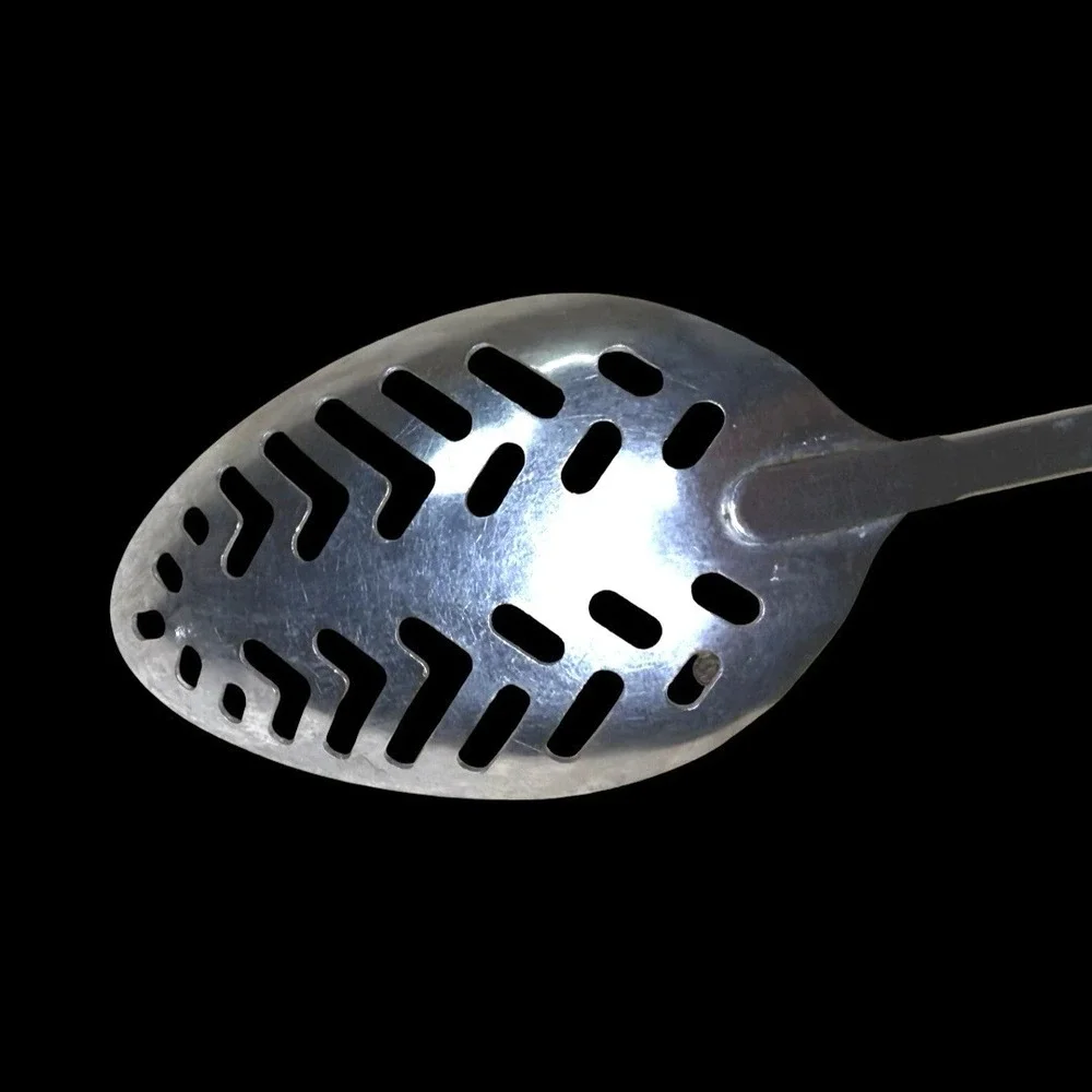 Ekco Stainless Steel Slotted Spoon Kitchen Utensil Cooking Serving USA READ